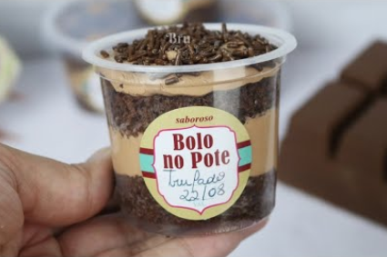 Rótulo de blo no pote - LPGRAFITES